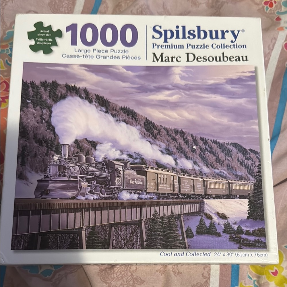 Train Cool and Collected 1000 Piece Puzzle